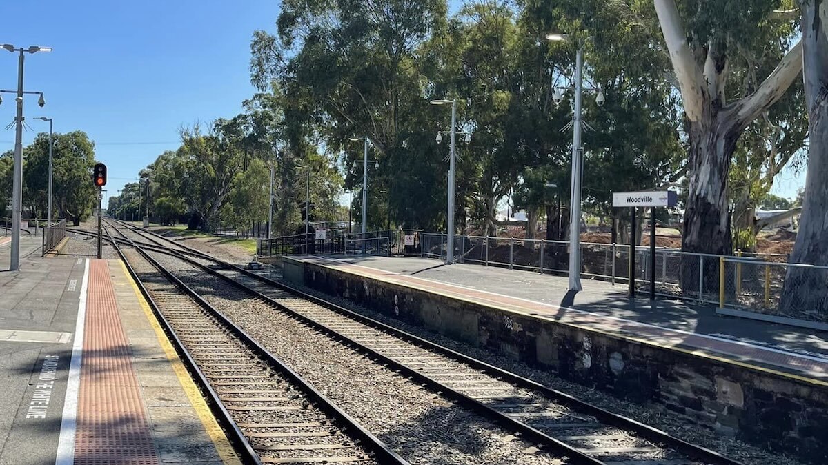 First train tested along new Port Dock spur line, marking milestone in $51m Adelaide revival project