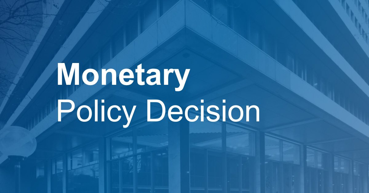 Statement by the Reserve Bank Board: Monetary Policy Decision | Media Releases