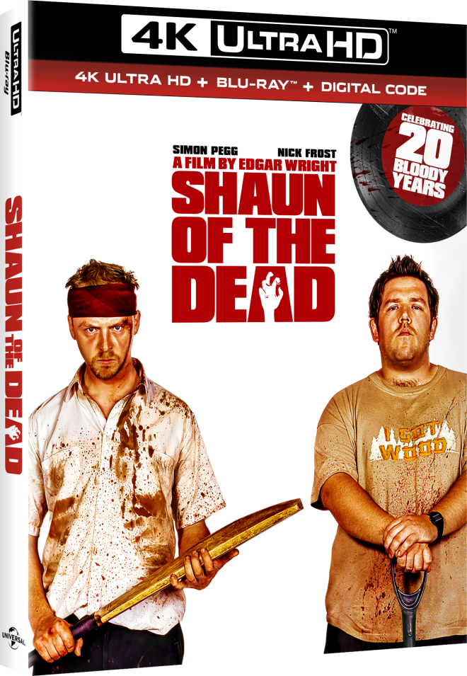 Shaun of the Dead - 20 Bloody Years 4K UHD Blu-ray