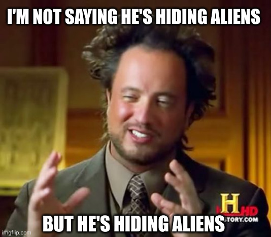 Aliens meme about Elon hiding them