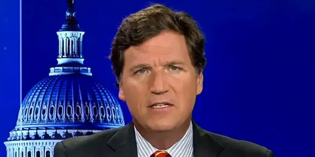 Tucker Carlson and his resting confused face