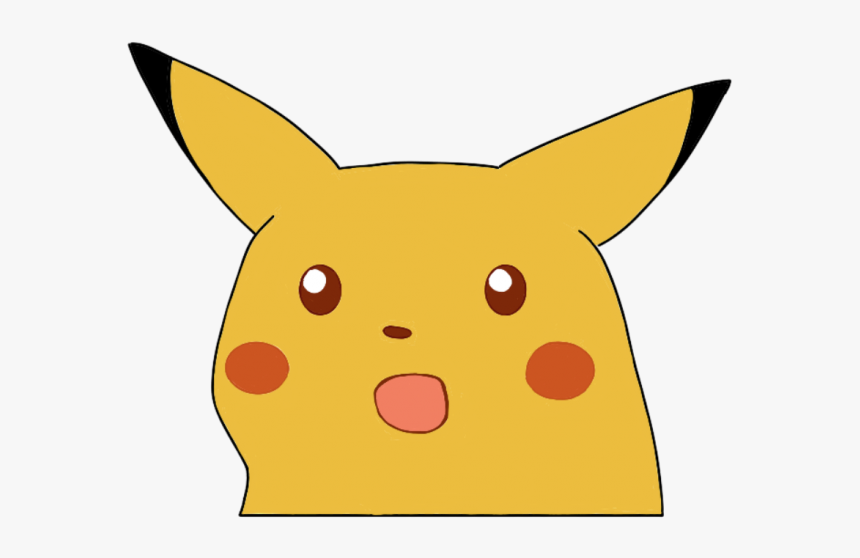 surprised pikachu face