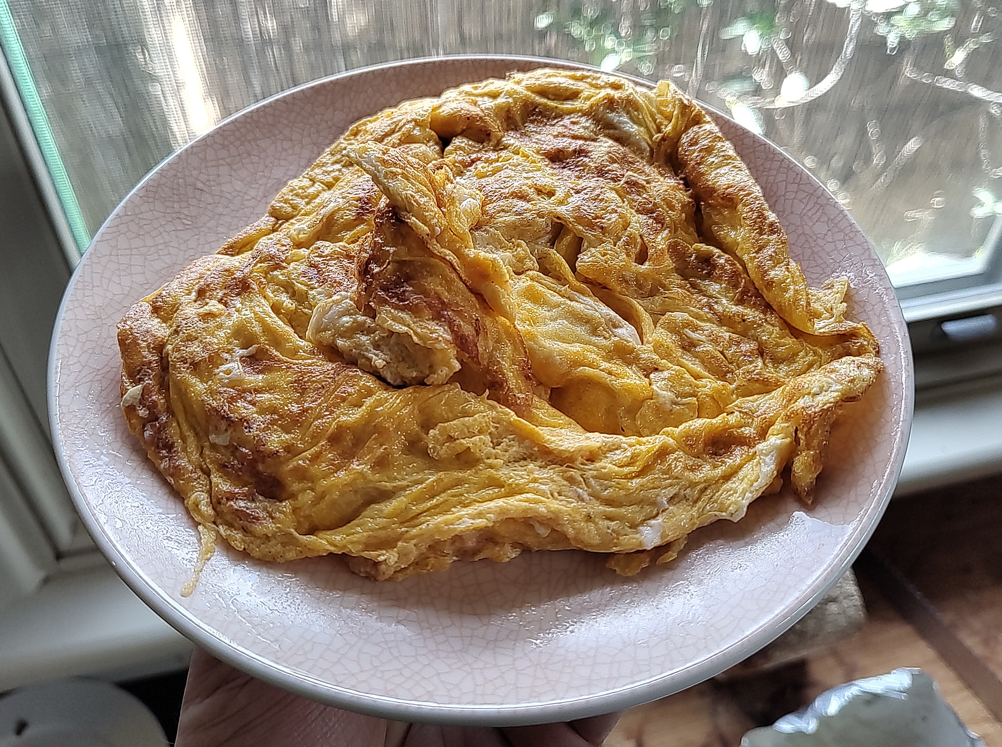picture is of a spicy omelette