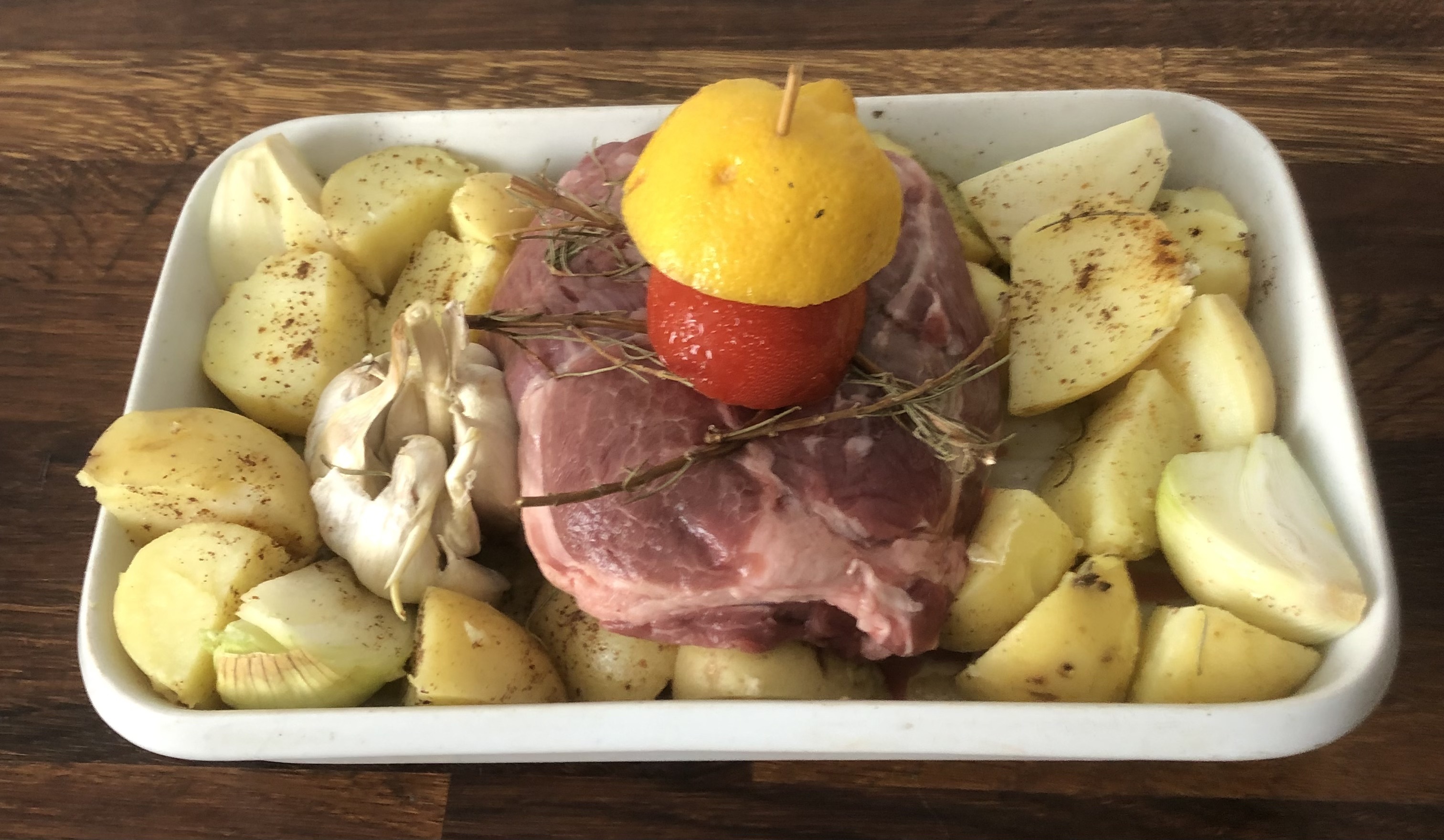 lamb & potato roast