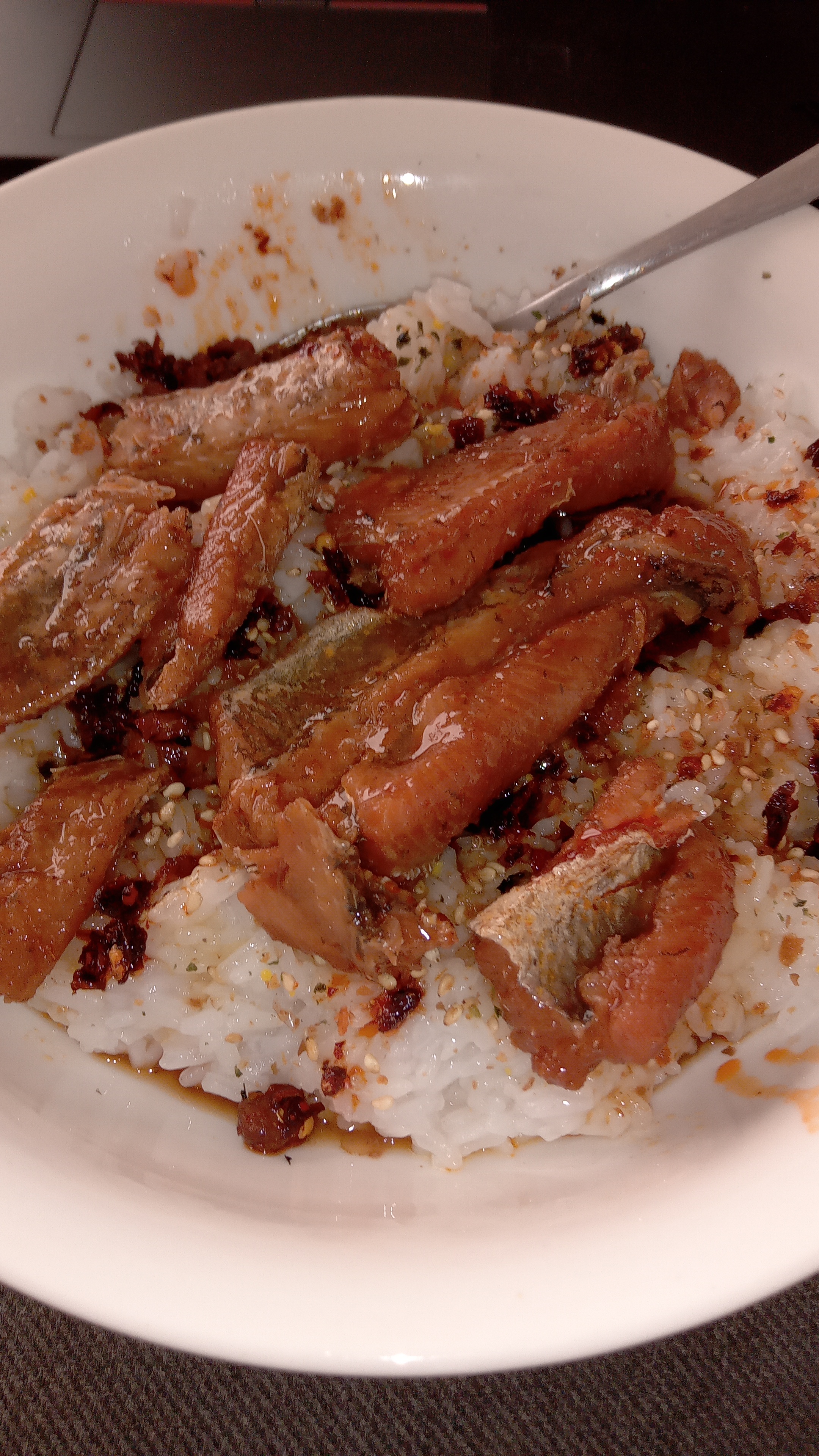 bowl of eel on rice