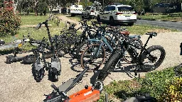 Owner's AirTag leads ACT police to haul of 21 allegedly stolen e-bikes and scooters