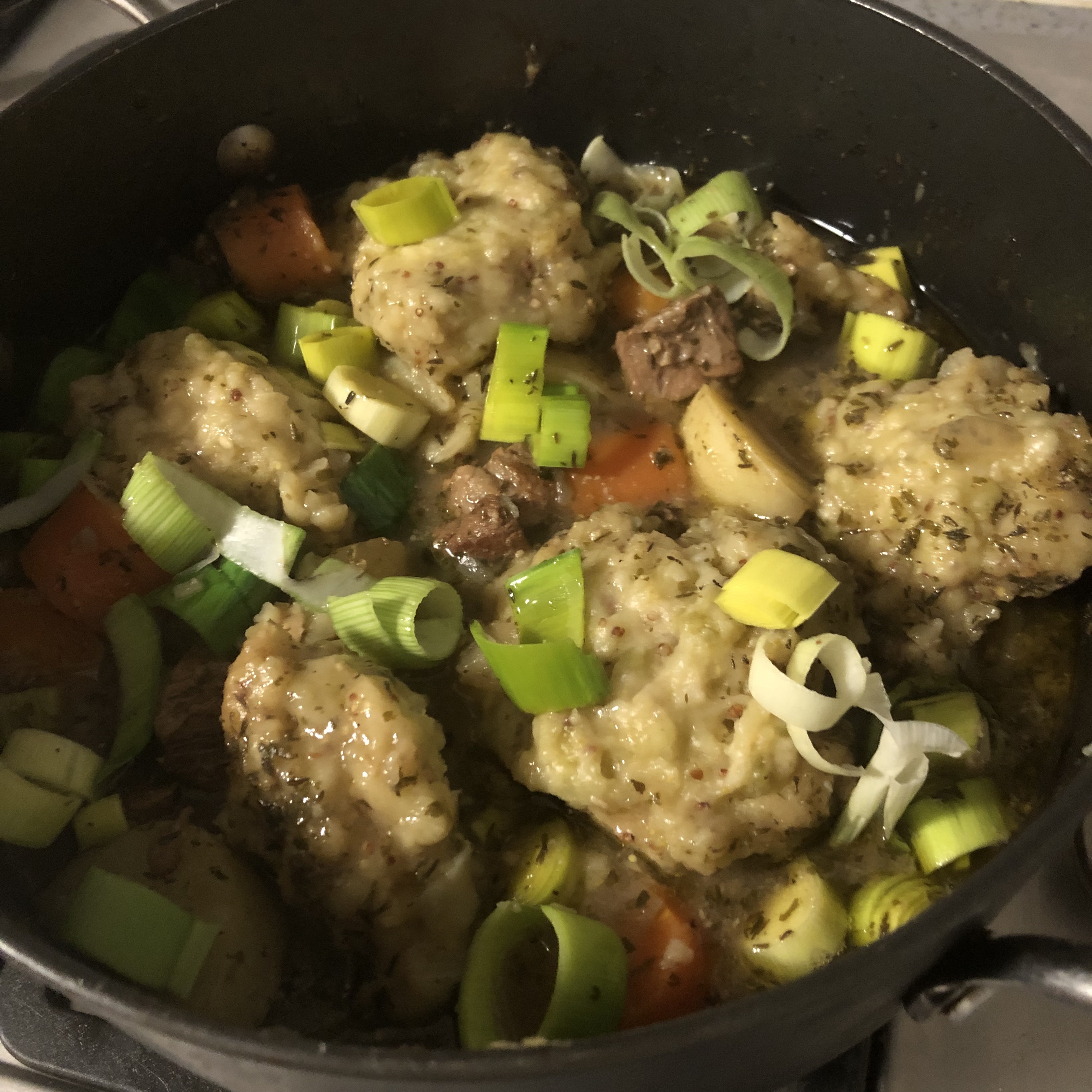 stew & dumplings